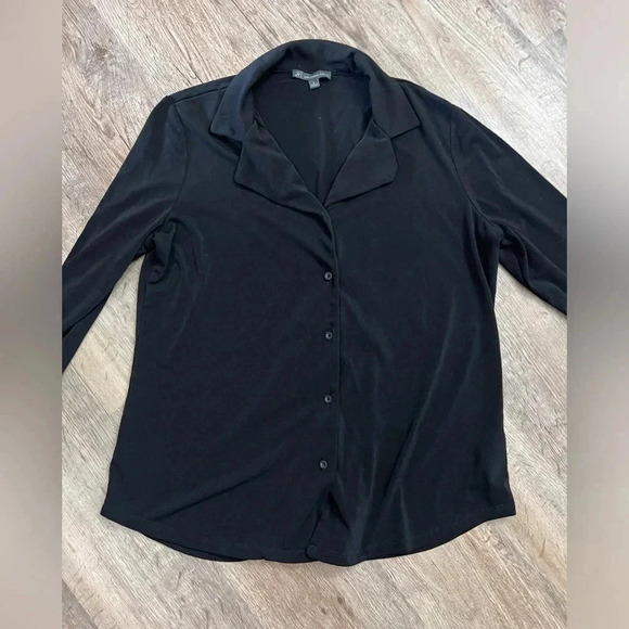 Adrianna Papell • Stretch Button Down Shirt - Picture 3 of 7